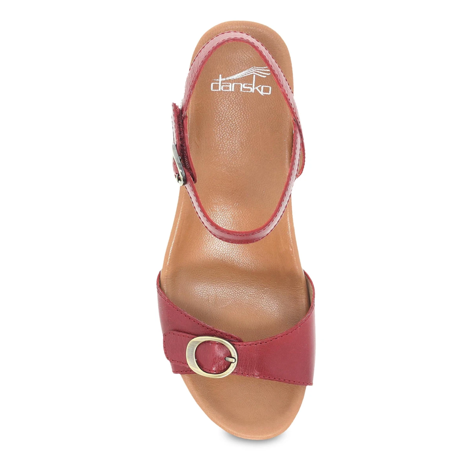 Dansko Arielle Red Glazed Leather 7 Dansko Arielle Red Glazed Leather - Image 5