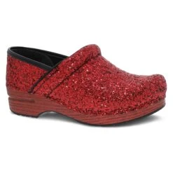 Dansko Professional Red Glitter